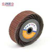 OEM 300mm diameter deburring metal polishing sanding flap wheels brush